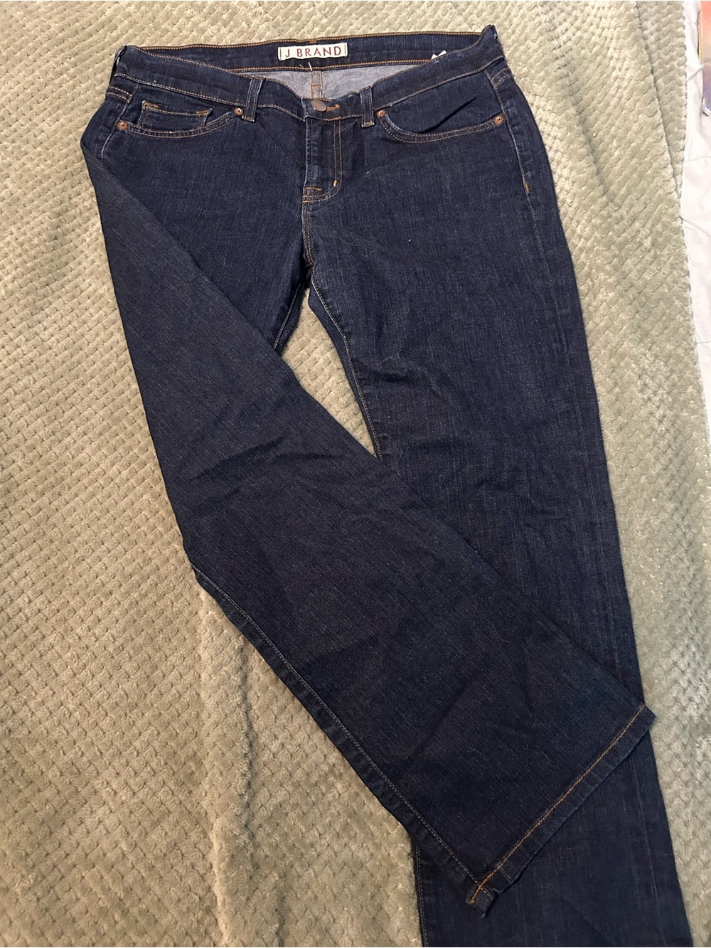 J Brand Dark Indigo Straight-Leg Women's Jeans